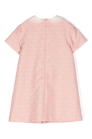 abito in cotone rosa GUCCI KIDS | 788021ZAQFK5331